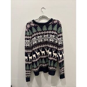 Aspen‎ Large Christmas Sweaters Christmas Trees Deer